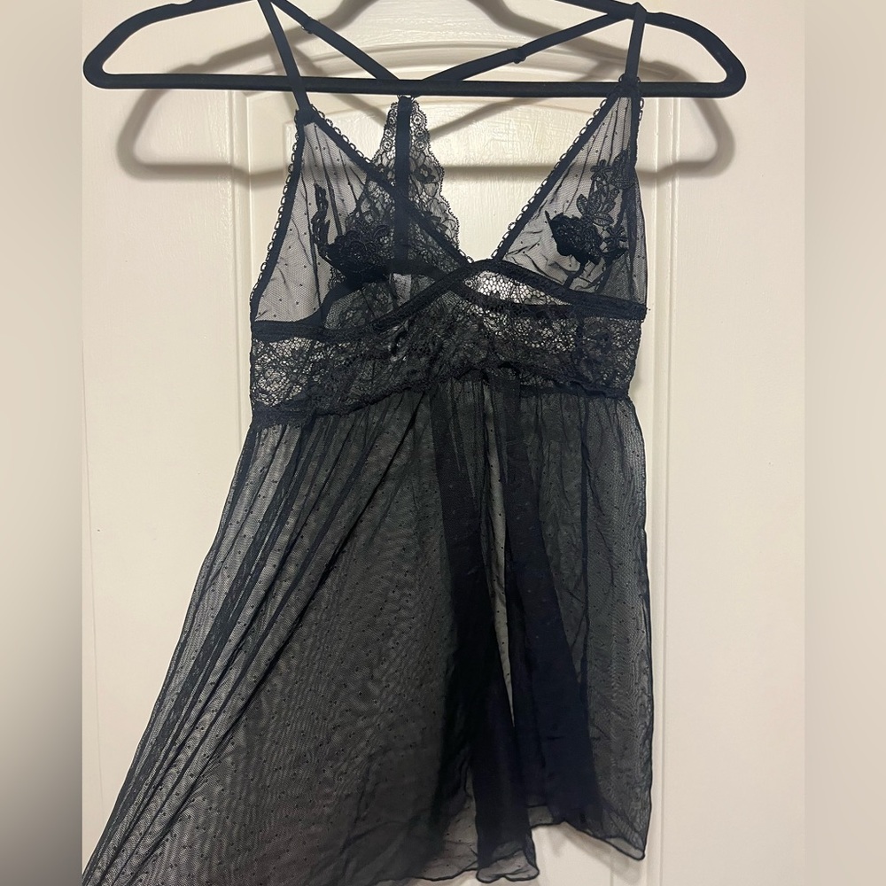 Black Babydoll Lingerie from Target